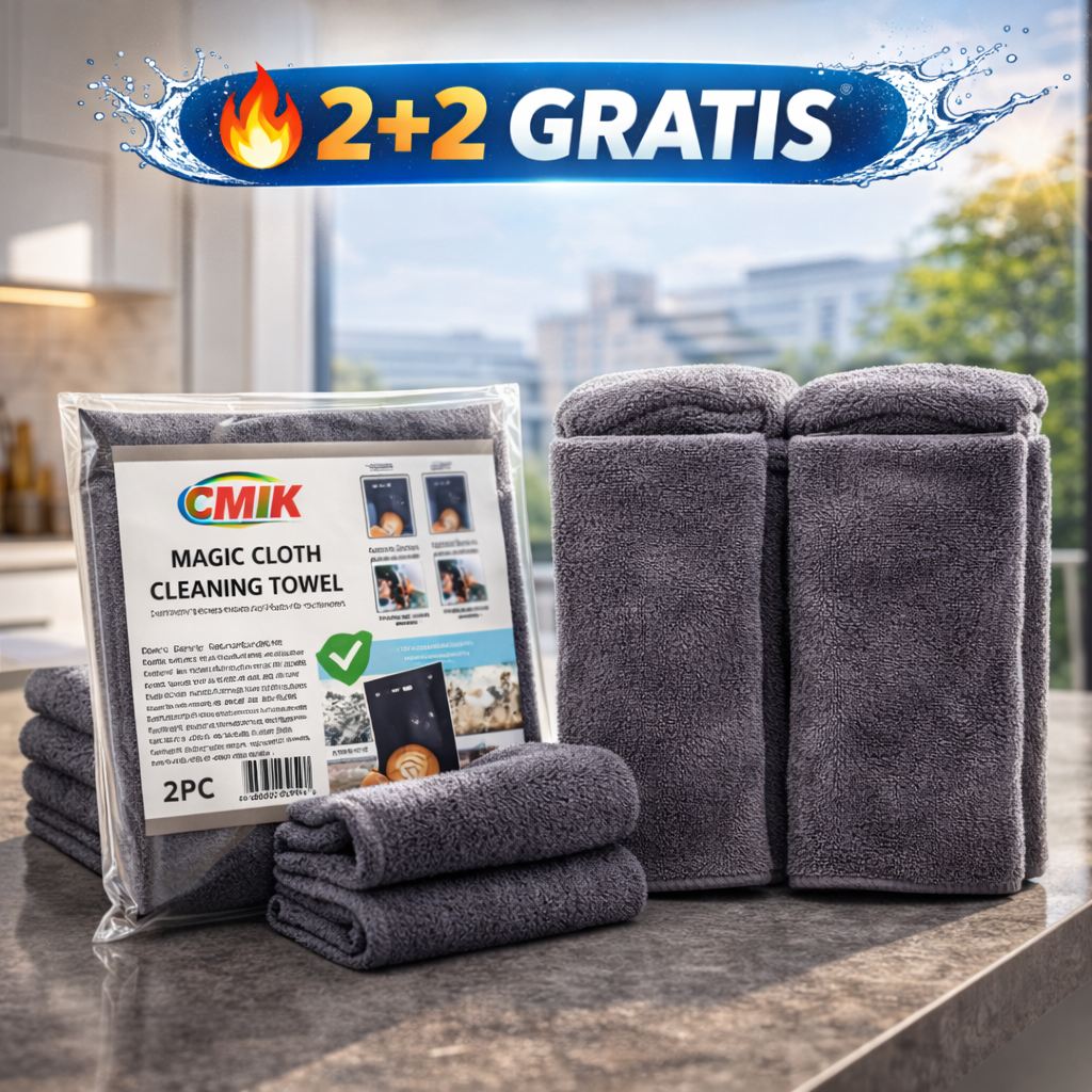 ✨ Magične mikrofiber krpe 2+2 GRATIS – Profesionalno čišćenje samo uz pomoć vode