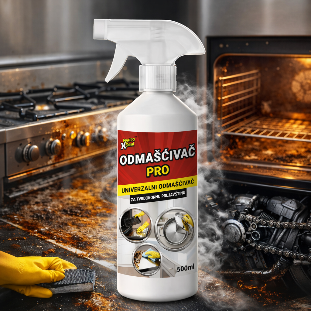 🧴 Hydroxseal™ Univerzalni odmašćivač – Masnoća nestaje za nekoliko sekundi, bez ribanja